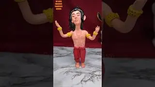 Prahlad making with clay|Mahavatar Narsimha Prahlad DIY with clay|#clay#mahavatarnarsimha#shorts