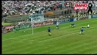 Gol de Maradona | Luciano do Valle Argentina x Inglaterra Copa 86 BAND