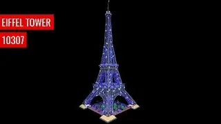 LED Light Kit for LEGO Eiffel Tower 10307 Light Kit (Standard Version - Up to 20 RGB colors)