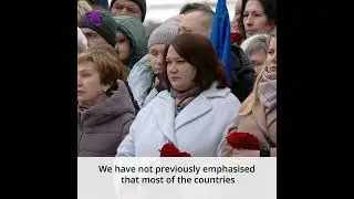 A piece of Belarusian President Alexander Lukashenko speech