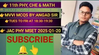 11th PHY MSET 2025 Q1-20