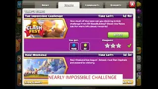 THE IMPOSSIBLE CHALLENGE/ #COC #impossiblechallenge