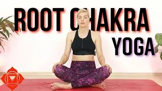 25 MIN Root Chakra Yoga Flow | Grounding Practice for Stability & Stress Relief