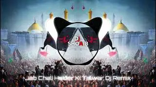 Jab Chali Haider Ki Talwar Dj Remix | Muharram Dj Qawwali 2024 | EDM Remix | Dj Shoaib Mixing 🔥