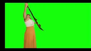 Free Greenscreen Headless woman 001