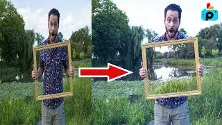 Create a See Through Frame Effect | Picsart Editing Tutorial | Brand New Picsart Editing