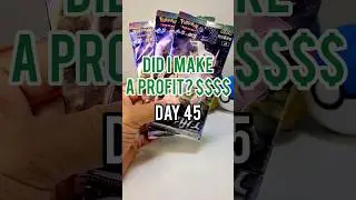 Did I make a profit? Day 45 #pokemon #pokemoncards #cards #pokemongo #pok&eacute;mon #pokemontcg #fyp