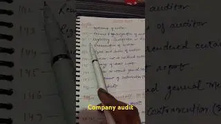 Company Audit || section 139 to 148 || Auditing revision