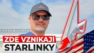 Starlinky se vyr&aacute;b&iacute; zde! V Hyperloop Plaza je SpaceX, X i Boring Company | BACINA.TV
