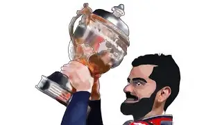 Virat kohali drawing #kingkohli #rcb #ipl 