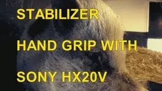 Camera Stabilising Stabilizer Handle Hand Grip with the Sony HX20V