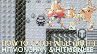 How To Catch Both Hitmonchan and Hitmonlee Pokemon Blue and Red