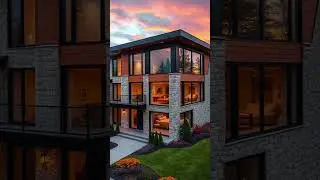 Архитектурная гармония в ярком саду #dreamhome #harmony #garden #naturelovers #sunset #hook