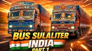 Bus Simulator Indonesia 🚛 Indian Truck Mod Gameplay | Part 1 Realistic Driving