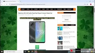 Blackview A55 Full Scatter Dead Boot Repair Firmware Unlock Tool