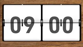 9 Minute Flip Countdown Timer ⏳ | Study &bull; Focus &bull; Exam Timer 