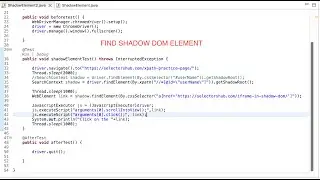Find the locator for shadow dom scenario #coding #automationtesting #interview #youtube #youtuber