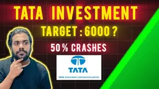 TATA INVESTMENT SHARE CRASHES 50 % DOWN | TATA INVESTMENT SHARE LATEST NEWS