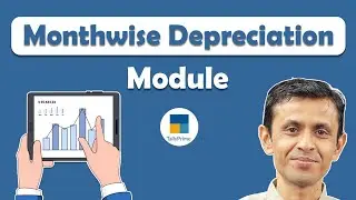 Month wise Depreciation Report with Auto Entry in TallyPrime