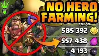 Gaining Loot w/ NO HEROES & NO DE Required - TH9 Dark Elixir Farming - Clash of Clans - Goblin Knife
