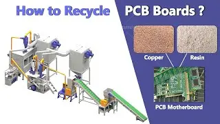 300kg/h E-waste PCB Recycling Line | Recover Clean Copper & Resin