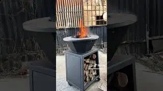 Gratar pe lemne cu plita WoodBucovina.ro
