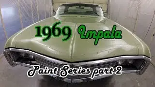 1969 Chevy Impala paint series part 2 The HULK turns green