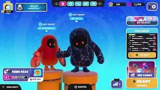 Playing fall guys with Creeper matthew gaming godzilla final wars
