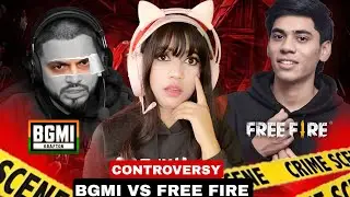 BGMI VS FREE FIRE 🔥 NEW CONTROVERSY UG AYUSH VS SID REACTS || SVG ARIANA PC VS MOBILE 