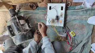 Single phase motor winding check 🚫 #electricalindia #electricmotor #trending #copper #copperwinding 
