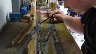 Ballasting on my new layout 