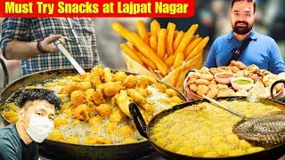 I Went to Lajpat Nagar for Street Food &ndash; Ram Laddu, Dolma Aunty Momos & Afghan Burger!