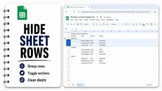 How to Create a Collapsible Toggle List in Google Sheets