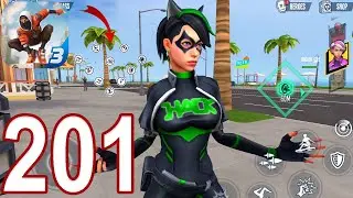 Spider Fighter 3 - Gameplay Walkthrough Part 201 - Hacker Girl Black Cat Skin Max Out (iOS, Android)