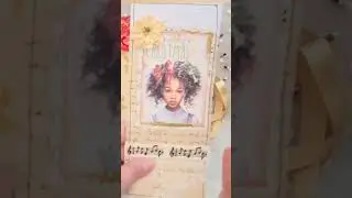 Journaling tag/journal topper/bookboard with hidden extra writing spot OH MY!