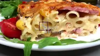 Макаронная запеканка с сыром | Вкусный и быстрый рецепт запеканки!