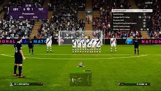 PES 2020 | Crystal Palace vs Tottenham Hotspur | Full Match & Goal Highlights | Harry Kane Free Kick
