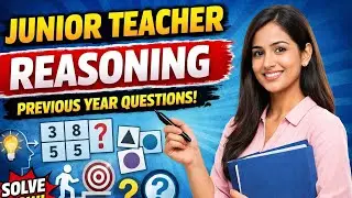 Junior Teacher | Reasoning Previous Year Questions | Alpha Series | Class 1