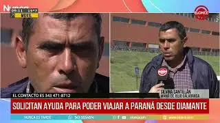 Familiares de un joven de Diamante que está internado piden ayuda para poder viajar - 19/11/25