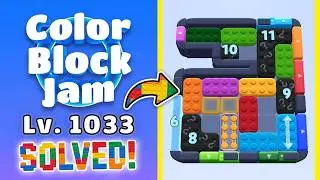 Color Block Jam Level 1032 (1033) | Every Puzzle Solved! 🎯
