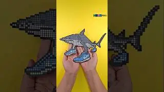 pixel art Tralalero Tralala drawing #pixelart #tralalerotralala #drawing #shark #memes