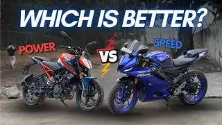 2026 KTM DUKE 200 VS Yamaha R15 - Comparison Review | Which bike to buy under 2.50 Lakh?