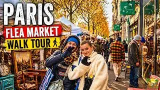 Paris Flea Market Walk Tour Featuring Temple Street, Bretagne Street And Local Market Stalls