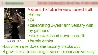 Девушка разрушила трёхлетние отношения из-за интервью в TikTok | 4Chan Greentext Stories