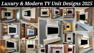 Luxury & Modern TV Unit Designs 2025. Top 50+ TV Unit Designs For Bedroom or Hall #tvunit 