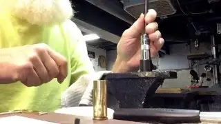45 colt with Lee classic loader using black powder