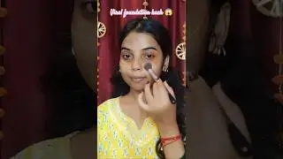 Full coverage foundation hacks😱#foundation #hack #shorts#youtubeshorts #trending#viralvideo#makeup
