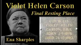Coronation Street - Violet Carson ( Ena Sharples ) Final Resting Place