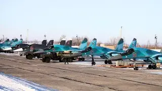Mystery - Russia sends SU-34 Fighter Jet To Strategic Aviation Center Avoid Ukraine ATACMS missiles.