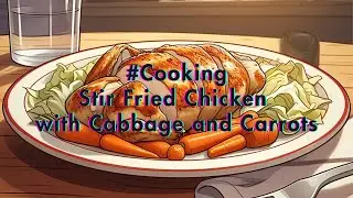 #Cooking - Stir Fried Chicken with Cabbage and Carrots [ep2]